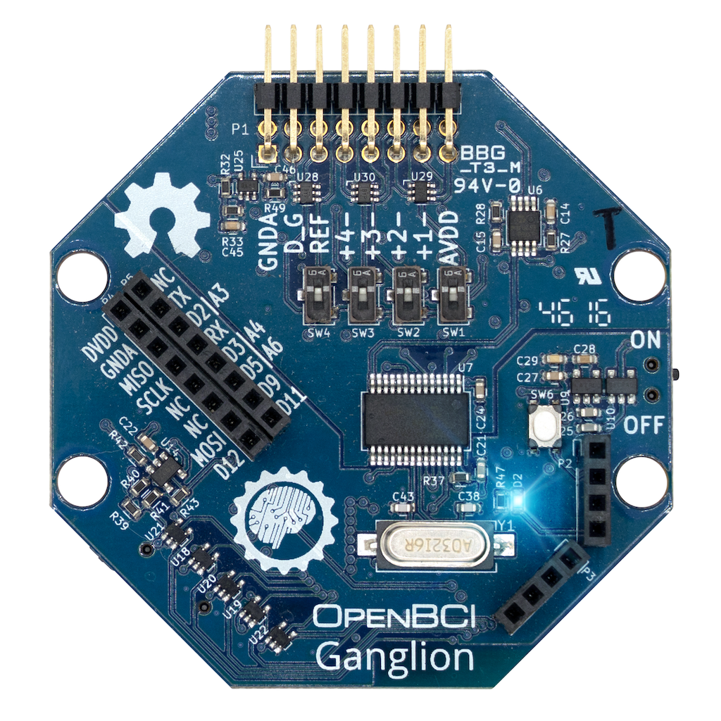 Ganglion Board powered ON
