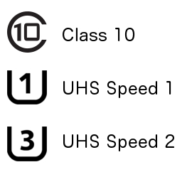 What the symbols on an SD card mean