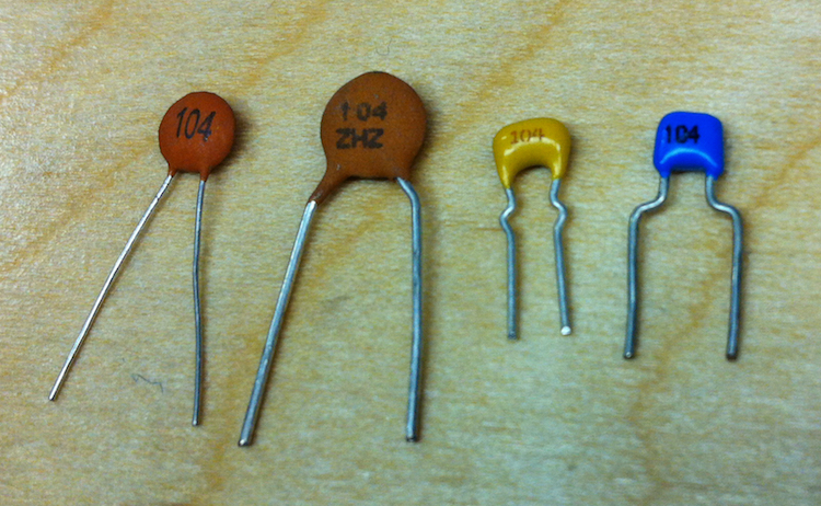 0.1uF capacitors