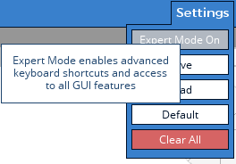 Expert Mode Button